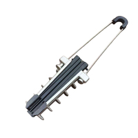 Accessoires de ligne aérienne JKTE personnalisés, pince de tension en alliage d'aluminium PAL, moulée en sable, certifiée ISO