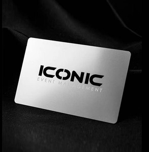 Cheap Factory Price Custom Metal Business Card Free Design Fast Sample Custom Logo Matte Brushed Polished Metal <b>Name</b> Card - Product Image 4