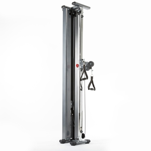 Máquina de poleas montada en la pared para gimnasio en casa, máquina extraíble de pesas libres con sistema de doble polea ajustable - Product Image 1