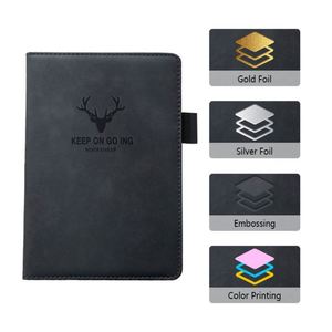 Agenda de Cuero PU Personalizada del Fabricante, Diario Engrosado A5 de Alta Calidad, Planificador y Cuaderno de Oficina con Logotipo - Product Image 3
