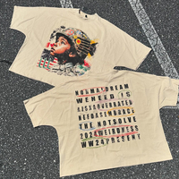 Fabricante de Camisetas Personalizadas para Hombre, Camisetas Cortas con Estampado Gráfico, Lavado Ácido, Impresión DTG, Hombros Caídos, Algodón Desgastado