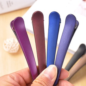 กิ๊บติดผม กิ๊บปากเป็ด 10 ซม. พลาสติก สีดำ สีแดงไวน์ สีม่วงเข้ม สีแดงอมม่วง สีน้ำเงินรอยัล ใช้ทุกวัน สำหรับทุกเพศ - Product Image 2