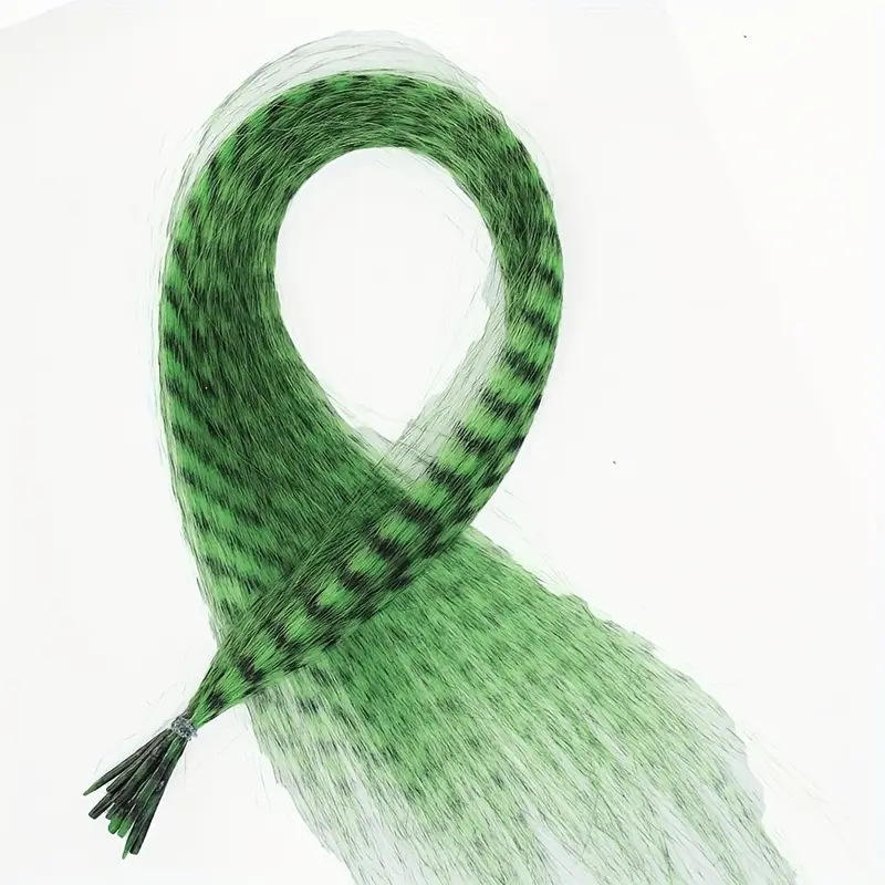 Confezione da 10 bastoncini per capelli verdi