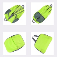 Sac à dos de voyage en nylon personnalisé avec logo imprimé OEM, sac à dos de voyage en plein air, sac à dos pliable imperméable