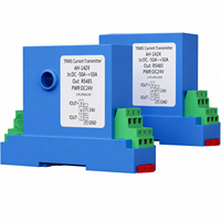 Transmetteur de courant AC/DC TRMS à effet Hall AH-14Z4 150A RS485 Capteur de courant True RMS DC24V Précision industrielle 0,2% F.S 35mm