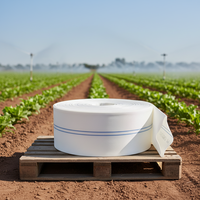 Tuyau d'irrigation plat tressé haute pression en PE de 1 à 8 pouces pour l'agriculture et le jardinage, flexible, compatible avec les raccords