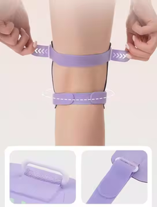Genouillères Médicales Professionnelles en Néoprène Épais Réglables avec Plaque en Acier Certifiées CE/ISO Fermeture Auto-agrippante Soulagement de la Douleur - Product Image 3