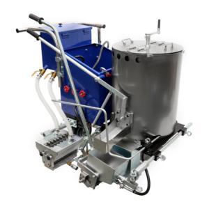 TOPROAD Venta al por mayor Hot Melt Hand Push Double <span class=keywords><strong>Spreader</strong></span> Marking Machine para rociar líneas de señalización vial - Product Image 2