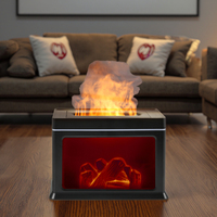 Nouveau produit Portable Mini Modem de table 3D décor électrique Fine qualité flamme Vintage cheminée diffuseur d'arôme