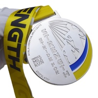 Médaille de marathon en zinc personnalisée pour courses en plein air SCHUITEMAN VALLEY Édition Hiver, pour récompenses des finalistes - Vente en gros