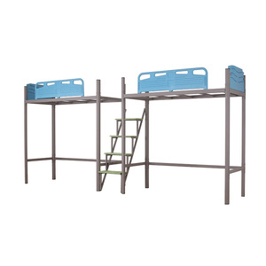 Cama doble para dormitorio Yu Min HB-032T con barandilla y escaleras para dormitorio - Product Image 3