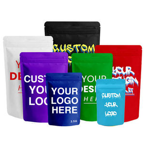 3.5g 7g 14g 28g Nhựa Tùy Chỉnh đứng lên doypack Túi mùi bằng chứng 3.5 gram túi Mylar với logo của bạn - Product Image 6