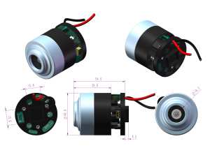 전문가용 4560 건식 브러시리스 <span class=keywords><strong>DC</strong></span> 모터, 가정용 진공 청소기, 스프레이 건, 헤어드라이어용, 재사용 가능 - Product Image 4