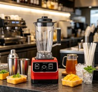 Mixeur-broyeur commercial haute performance pour smoothies, portable, électrique, avec commande par bouton, 400W, appareils électroménagers pour la maison