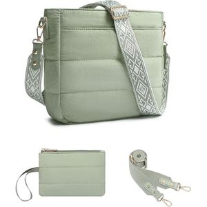 2026 New Style Lightweight Women's Crossbody <b>Bag</b> With <b>Computer</b> Compartments Puffy Quilted Shoulder <b>Bags</b> for Ladies - Product Image 4