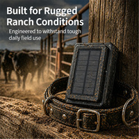 Rastreador GPS Solar para Caballos GUPTOMES con Cobertura de Señal Estable, Historial de Rutas y Seguridad para Ranchos Ecuestres en Campos Abiertos