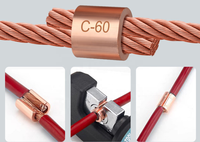 Abrazadera de Cable C-90/C-240 / Conector de Cobre CT / Conector de Cable