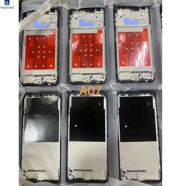 Housing Middle Frame LCD Bezel Plate Panel Chassis for Samsung Galaxy A07 4G A075 Front Frame Housing Bezel Repair