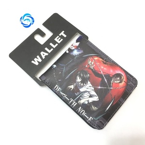 Portefeuille note de mort périphérique Anime Death Note Short Night God Moon L <span class=keywords><strong>Mihai</strong></span> portefeuille en cuir à carreaux sable - Product Image 1