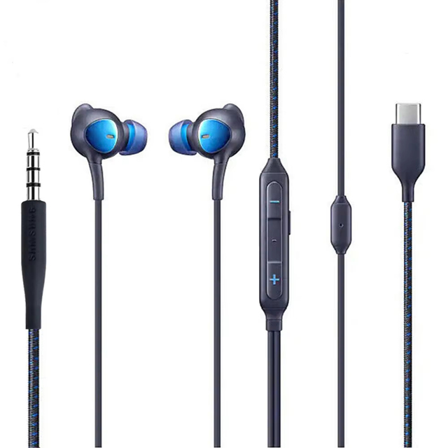 For Music with Remote Control Wired Music Earphones Type C Connector In-Ear Earbuds Wired Headset In-Ear Handsfree Earphone