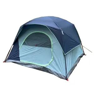 도매 캠핑 텐트 가벼운 더블 데크 싱글 텐트를 구축하기 쉬운 정원 야외 여행