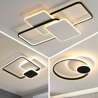 Nouveau design créatif suspension nordique plafonnier lustre moderne mince led plafonnier pour chambre maison maison
