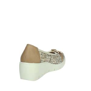 Women's Pumps 755690 Beige <b>Heel</b> Height 37 Color Beige - Product Image 3