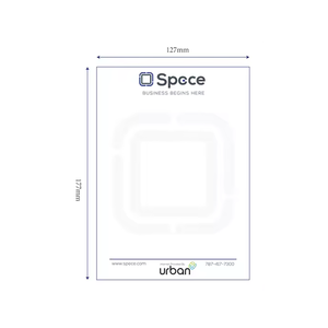 GemFully Business in Online Loose Leaf White Paper A5/A4 Memo Pad Stationery Notepad Kraft Paper Sheets for Meet Usa - Product Image 4