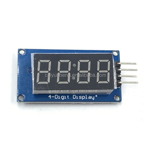 4 Digit Digital <b>Tube</b> Display Module Red <b>LED</b> Brightness Adjustable - Product Image 1