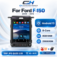 Pour Ford F150 F-150 2009-2015 Écran de style Tesla Lecteur radio de voiture Android 5G Navigation GPS CarPlay Bluetooth Multimédia