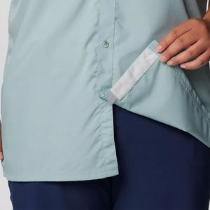 Venta al por mayor de ropa de buena calidad al por mayor de poliéster <span class=keywords><strong>para</strong></span> <span class=keywords><strong>hombre</strong></span> Spf botón abajo estilo <span class=keywords><strong>Columbia</strong></span> <span class=keywords><strong>camisas</strong></span> de pesca camisa personalizada - Product Image 6