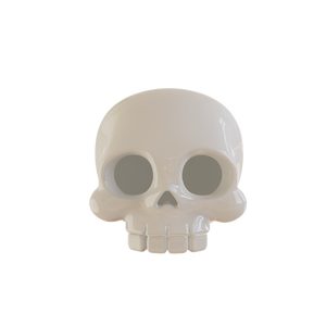 カスタムデザインクリエイティブ3D水族館オーナメントホワイトセラミックスカルヘッド型エビ繁殖魚タンク隠れ家洞窟 - Product Image 2