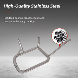 Support de sacoche de <span class=keywords><strong>moto</strong></span> en acier au carbone noir anti-corrosion MT800X - Product Image 3