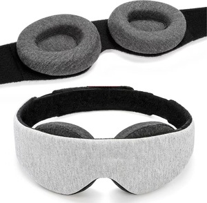 Masque 3D pour <span class=keywords><strong>les</strong></span> yeux JWeave, masque oculaire réglable bloquant la lumière, coussinets oculaires détachables, masque de sommeil confortable, quatre saisons - Product Image 1