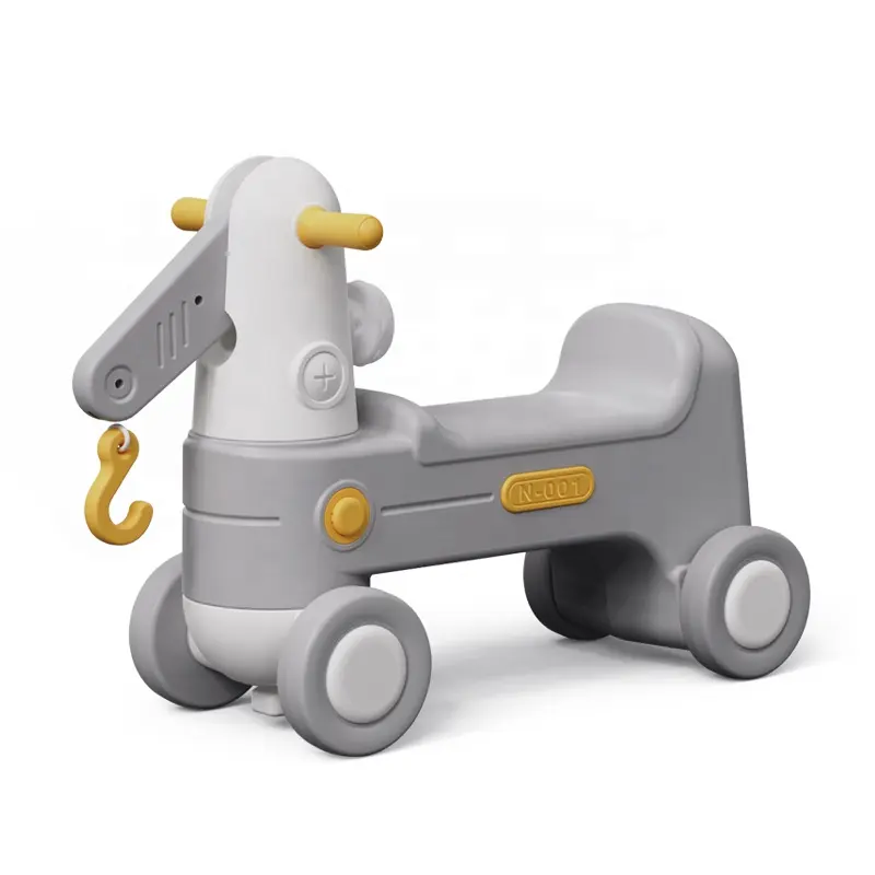 ライドオンカー安いスライドカー子供子供スクーターエンジニアリングトラック幼児赤ちゃんおもちゃ工場子供がクレーンに乗る