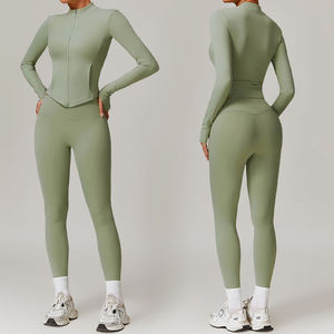 ملابس نسائية للصالة الرياضية ملابس رياضية للياقة البدنية من قطعتين بدلة رياضية <span class=keywords><strong>Activewear</strong></span> مجموعة رياضية نسائية - Product Image 2