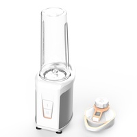 Cookjoys QCB-1003 Portable Électrique Smoothie Maker Centrifugeuse Mini Mélangeurs avec 2 Réglages de Vitesse Tritan Matériel pour Usage Domestique