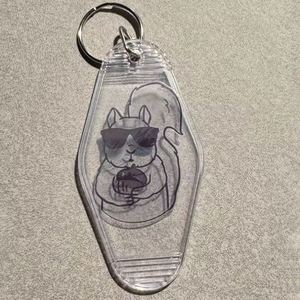 Porte-clés en plastique personnalisables avec logo imprimé, étiquettes de bagages colorées, autocollants UV pour motels, vente en gros - Product Image 4