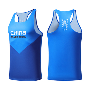 Débardeur de sport en polyester pour homme, sans manches, pour fitness, course à pied et gym - Product Image 3