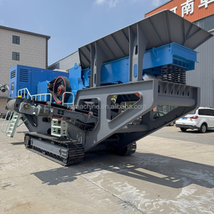 EU Aggregate Rock Portable Stone Crushing <b>Machine</b> Price Mobile Crawler Limestone Crushing Plant and Screens Tracked Jaw Crusher - Product Image 1