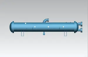Marine Sea Water Corrosiewerende Warmtewisselaar Titanium Koperen Buis Water Type Sea Water Condensor
