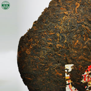 Ферментированный Чай пуэр торт Темный чай преимущества для здоровья сжатый чай пуэр высокое качество 357 г Китайский органический сертифицированный органический пакет - Product Image 4