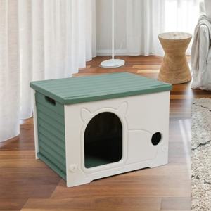 <strong>Cat</strong> Cabinet Modern Fashion Animal Multifunctional Pet Villa House Indoor Outdoor Rainproof <strong>Cat</strong> Cage Washable Feature For Living - Product Image 3