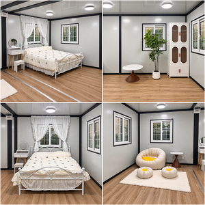 Maison conteneur extensible <span class=keywords><strong>de</strong></span> 20 pieds à double aile, villa préfabriquée pour invités, idéale pour vignobles, propriétés, complexes hôteliers <span class=keywords><strong>de</strong></span> luxe et retraites <span class=keywords><strong>de</strong></span> vacances - Product Image 3