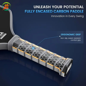 Pala de Pickleball de Alta Calidad y Durabilidad con Núcleo de Panal de Grafito, Forma Estándar, Uso Profesional en Competición, para Todas las Estaciones - Product Image 5