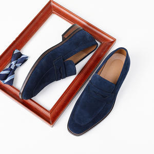 Mocassini Casual alla moda britannici per uomo scarpe di pelle Slip-On pigre di grandi dimensioni stile coreano per l'estate - Product Image 2