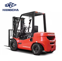 Chariot élévateur diesel compact Hangcha série A2 de 1,5 tonne avec mât à deux/trois étages et poste de conduite assis CPCD15-A2G2