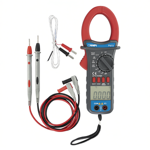 Multimètre à pince numérique Fervi P075 True RMS avec arrêt automatique, mesure de tension AC/DC, courant, résistance, capacité et température - Product Image 2