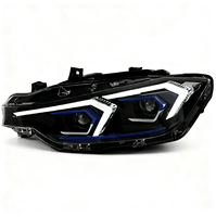 Nuevos Faros Delanteros LED para BMW Serie 3 F30 F31 F35 2012-2018, Estilo Ikon, DRL con Ojos de Ángel, 8000K, Accesorios Automotrices