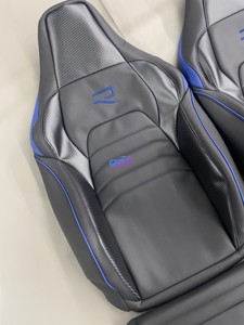 <span class=keywords><strong>Fundas</strong></span> de Asiento de Coche Personalizadas de Cuero Sintético y Gamuza para 5 Plazas para Volkswagen Golf, <span class=keywords><strong>VW</strong></span> Golf, Caddy, Passat B8, Transporter <span class=keywords><strong>T5</strong></span>, Polo T4 - Product Image 2